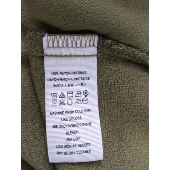 Free People Jump to The Beat Top in Olive Size Sm - Picture 6 of 7